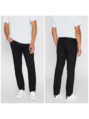 Club Monaco Super Slim Fit Black Stretch Denim Jean